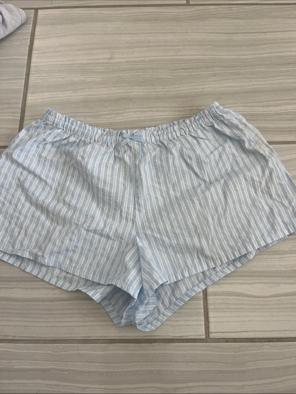wild fable Light Blue and White Striped Women’s Shorts